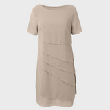 Elara™ - Geschichtetes Chiffonkleid