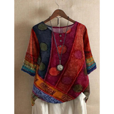 Valarie - Farbenfrohes Bohemian-Top