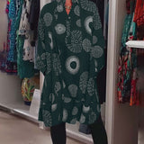Marlene™ - Lässiges Kleid mit geometrischem Druck