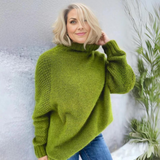 Eleganza™ | Eleganter Rollkragenpullover Angela Apfelgrün