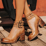 CAMILLE | Pumps mit Riemen — bequemer Blockabsatz