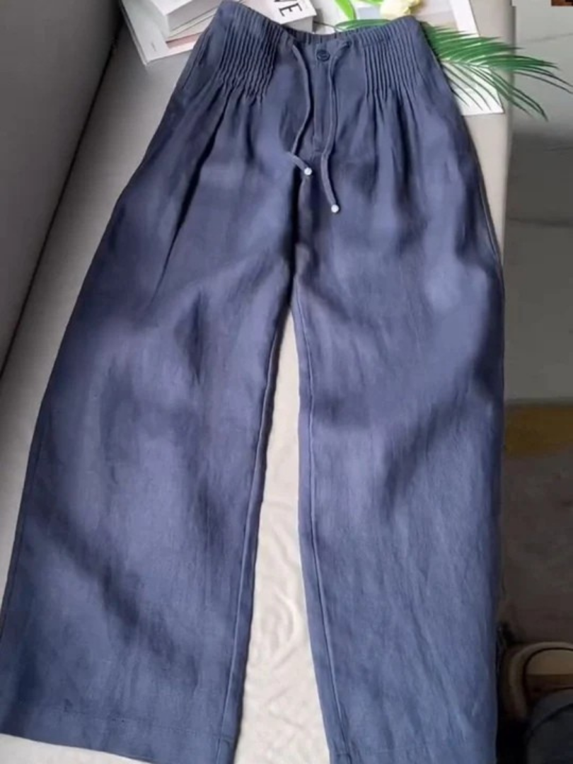 Camille | Damen weite Hose mit Tunnelzug