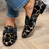 TIERDRUCK LOAFER MIT ELEGANTEN DETAILS