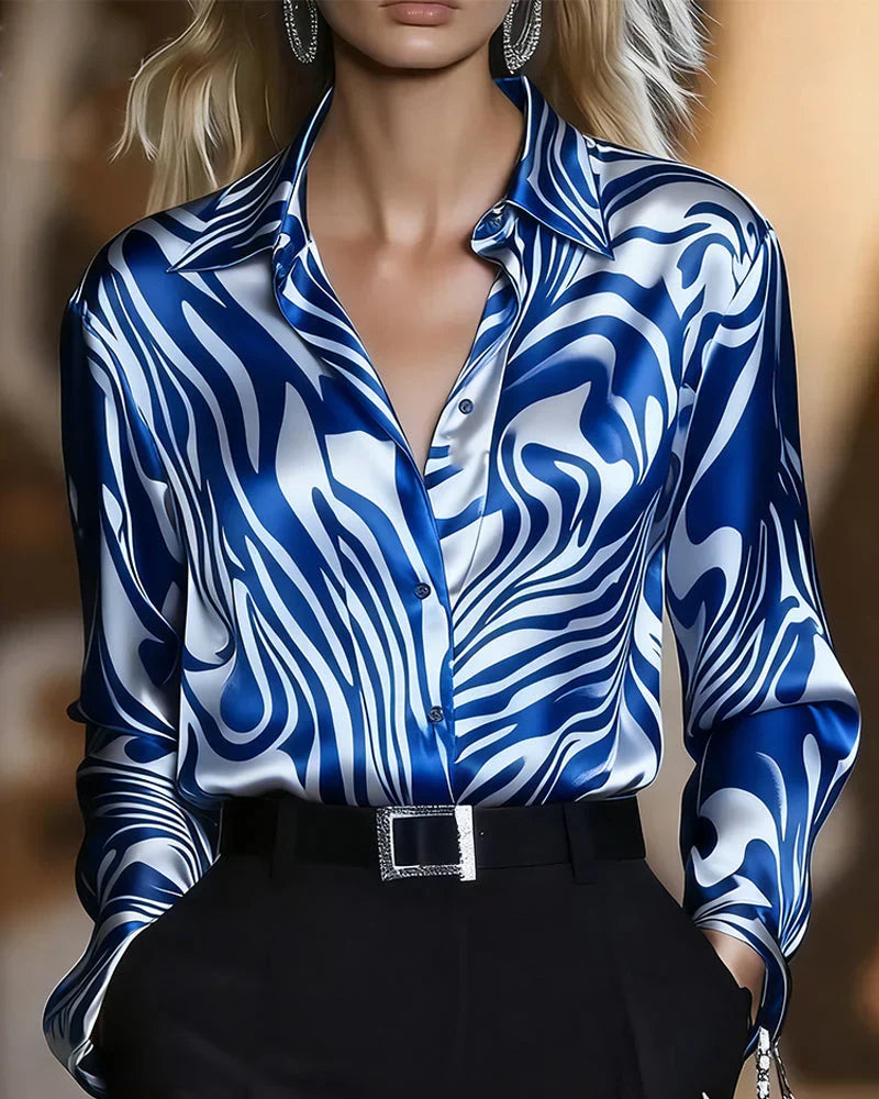 Maeve™ - Elegantes bedrucktes Hemd