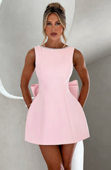 Damen Ärmelloses Mini-Kleid