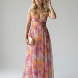 Isel | Soft Wrap Maxikleid
