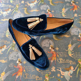 MITTERNACHT ELEGANZ LOAFERS MIT CHAMPAGNER QUASTEN