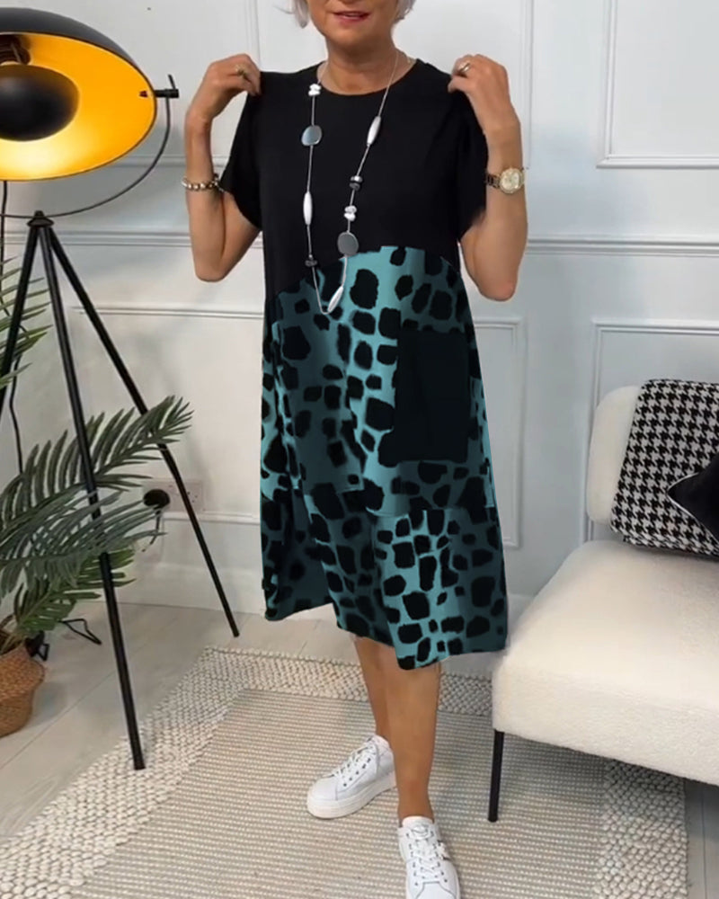 Lina | Luftiges Sommerkleid mit Rundhalsausschnitt