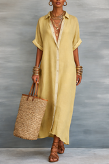 Manelle™ | Maxikleid mit minimalistischer Linie
