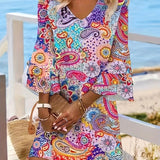 Gwen™ - Stilvolles Bedrucktes Kleid