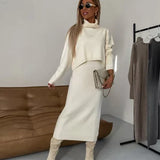 Celeste - Kleid Mit Passendem Rollkragenpullover