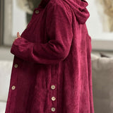 Cordia™ - Bequeme Cord-Jacke mit Kapuze