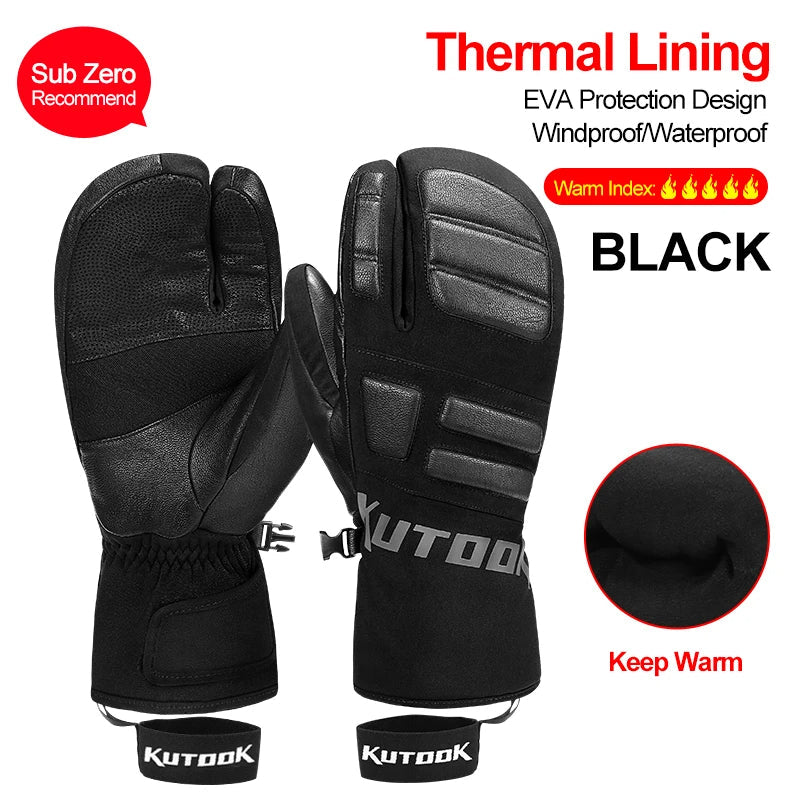 Herren Thermo-Fäustlinge für Wintersportler
