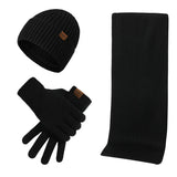 Cooles Winter-Set mit Mütze, Schal und Handschuhen