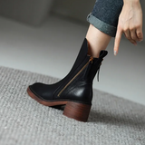 Helene - Leder Stiefeletten