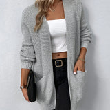 Nancy - Bequemer Strick-Cardigan mit praktischen Taschen