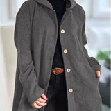 Cordia™ - Bequeme Cord-Jacke mit Kapuze
