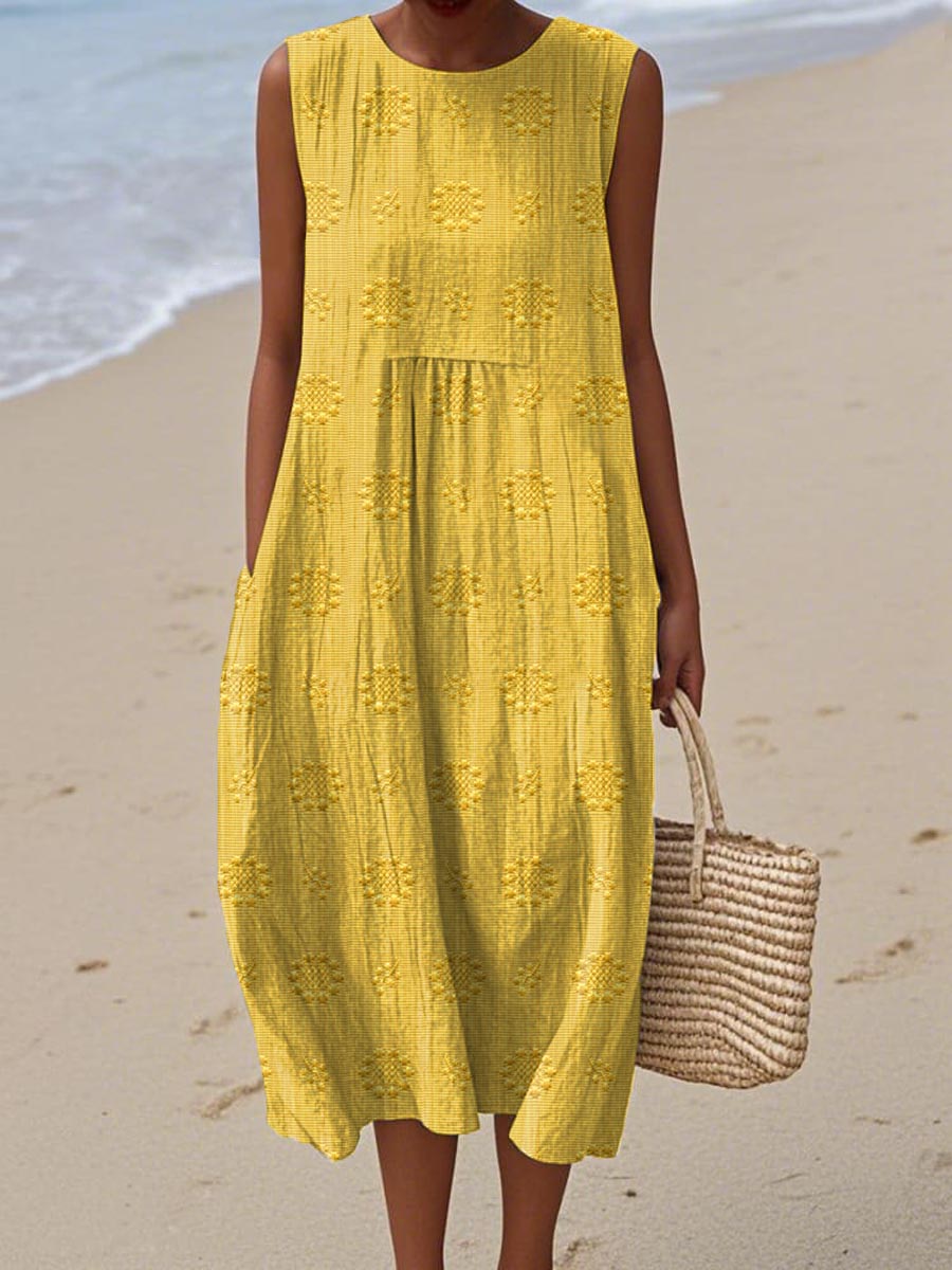 Künstlerisches Strandkleid