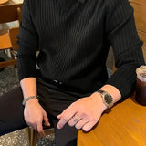 Brit & Boho™️ | Geripptes Strickpullover-Shirt