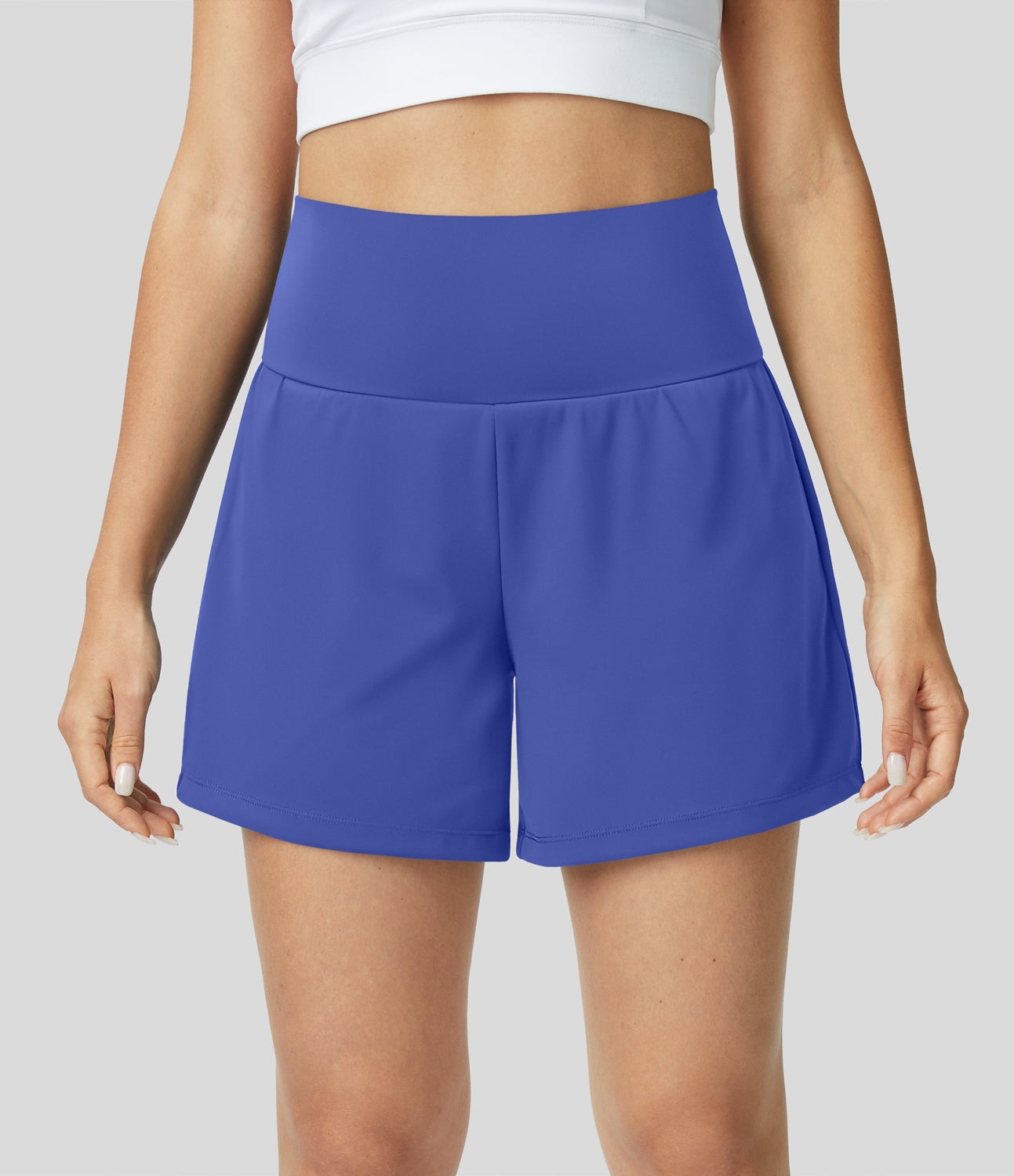 Luigia - 2 In 1 Yoga Shorts Mit Hoher Taille