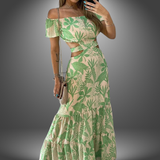 Stella | Langes, Enges Kleid, Handgefertigt