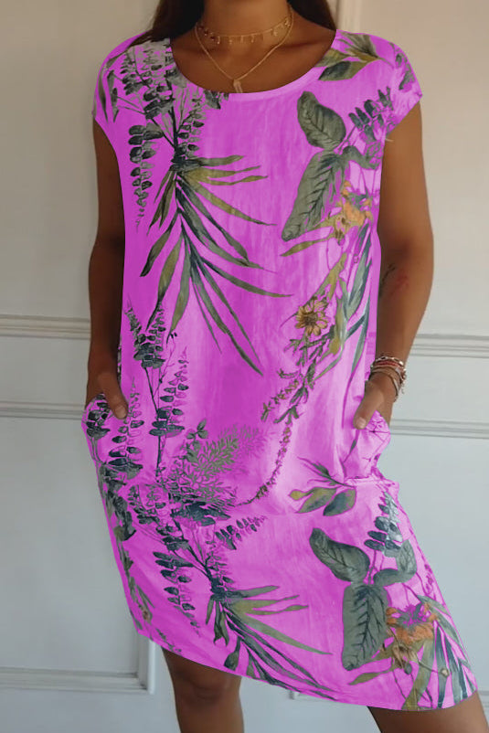 Lillian™ - Lässiges Bedrucktes Kleid