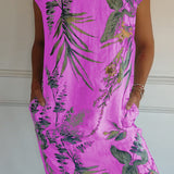 Ysella - Lässiges Bedrucktes Kleid