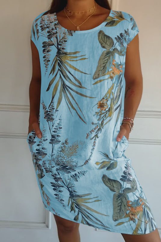 Lillian™ - Lässiges Bedrucktes Kleid