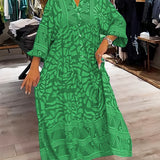 Carmilla - Lebhaftes Bedrucktes Kleid