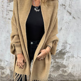 Hannah - Eleganter Langärmeliger Wickelpulli