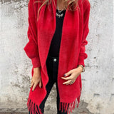 Hannah - Eleganter Langärmeliger Wickelpulli