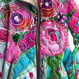 Feminine Charmante Jacke mit Blumenmuster