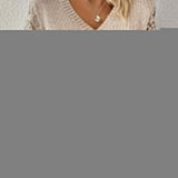 Wendy™ - Stilvoller Langarm-V-Ausschnitt-Pullover