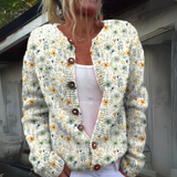 Francesca | Weste mit Blumendruck