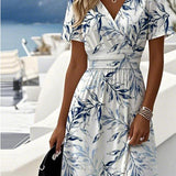 Lilibeth - Midi-Kleid mit Gartenbrise-Design