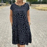 Nelia™ – Stilvolles Bedrucktes Sommerkleid