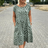 Avanille | Sommerkleid mit Rundhalsausschnitt