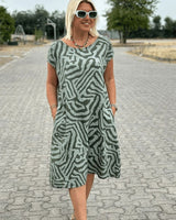 Nelia™ – Stilvolles Bedrucktes Sommerkleid