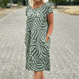Avanille | Sommerkleid mit Rundhalsausschnitt