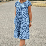 Nelia™ – Stilvolles Bedrucktes Sommerkleid
