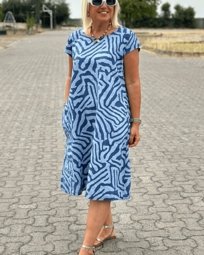 Avanille | Sommerkleid mit Rundhalsausschnitt