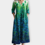 Wendelina | Boho Maxikleid aus weichem Premiumstoff
