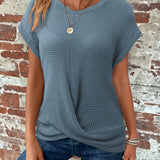 Carrie™ - Bequemes T-Shirt mit Twist-Saum