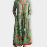 Lanfrida | Boho Maxikleid aus weichem Premiumstoff