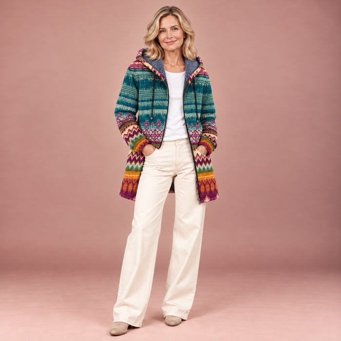 Clara – Jacke mit Ethnomuster