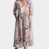 Radegunda | Boho Maxikleid aus weichem Premiumstoff