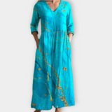 Veltrud | Boho Maxikleid aus weichem Premiumstoff