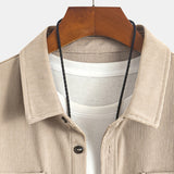 Bryce | Herren Langarm-Overshirt mit Taschen und Knöpfen