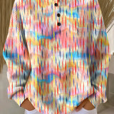 Sofia | Bunter Pullover mit Tropfenmuster