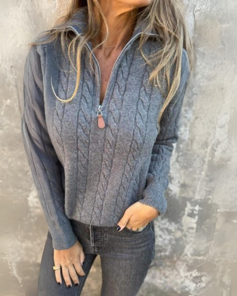 Rosalia™ - Premium Freizeit-Half-Zip-Pullover